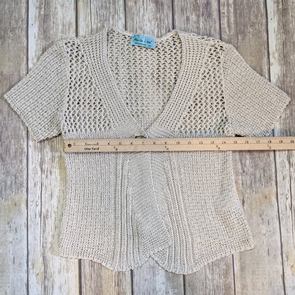 Maria Lisa Crochet Cardigan - Picture 3 of 5